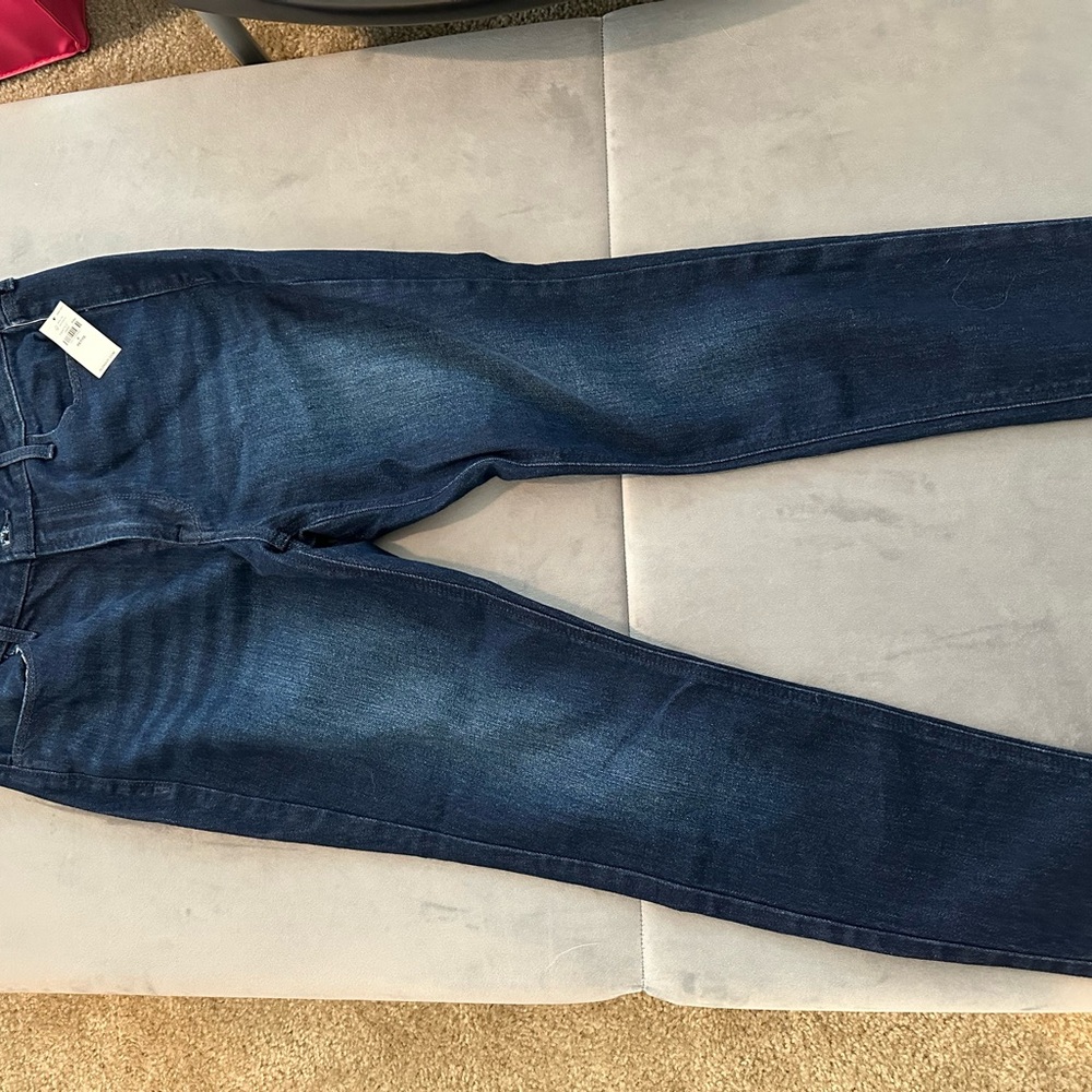 Old Navy Women's Skinny Jeans - Dark Blue
